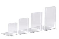 Boekensteun maul 12x12x17cm acryl glashelder - thumbnail