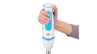 Braun 4191-MQ5260WHBL Staafmixer 1000 W Met maatbeker, Met mixbeker, Turbofunctie Wit-blauw - thumbnail