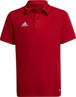 adidas Entrada 22 Polo Kids Rood Wit - thumbnail