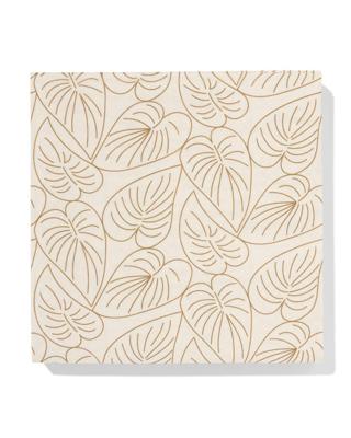 HEMA Servetten 33x33cm papier botanisch - 20 stuks