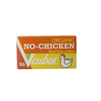 Vcubes Bouillonblokjes no chicken bio 72 Gram - thumbnail