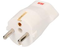 Max Hauri 162312 Tussenstekker 250 V Wit - thumbnail