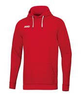 JAKO 6765K Sweater Met Kap Base Kids - Rood - 140 - thumbnail