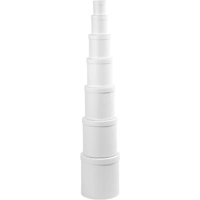 Creativ Company Ronde dozen wit, 7st.