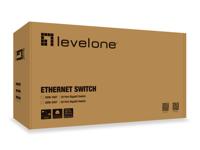 LevelOne GSW-2457 netwerk-switch Unmanaged Gigabit Ethernet (10/100/1000) Zwart - thumbnail