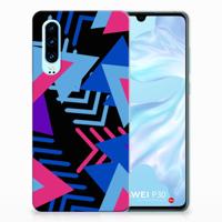 Huawei P30 | TPU Hoesje | Funky Triangle - thumbnail