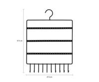 LYVION Oorbellenrekje met hanger - Zwart - thumbnail