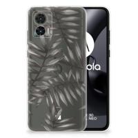 Motorola Edge 30 Neo | TPU Case | Leaves Grey - thumbnail