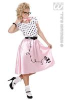 Poedelmeisje 50&apos;s kostuum - thumbnail