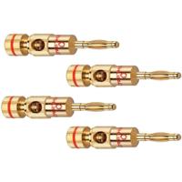 Oehlbach: Banana B2 Stekker < 10mm² - 4 stuks - Goud - thumbnail