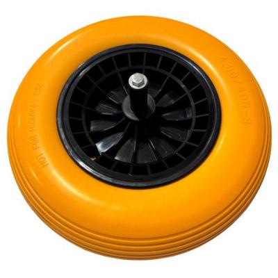 MM Nooit meer lek pu wiel 400x8 as 20cm