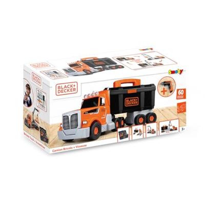 SMOBY - Black+Decker - DIY vrachtwagen + schroevendraaier - vanaf 3 jaar - thumbnail