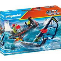 Playmobil® City Action 70141 redding op zee redding met poolglijder met rubberen sleepboot - thumbnail