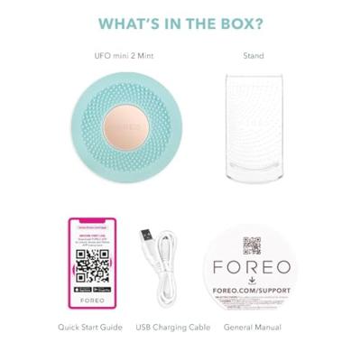 Foreo Ufo 2 Mini Power Mask & Light Therapy - Mint 1 stuk Masker 1 pc