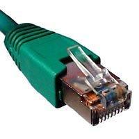 Telegärtner 100008644 RJ45 Netwerkkabel, patchkabel CAT 6A S/FTP 5.00 m Groen Vlambestendig, Snagless, Pair afscherming, Afgeschermd (dubbel), Halogeenvrij, UL