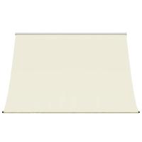 VidaXL Luifel uittrekbaar 200x150 cm stof en staal crèmekleurig - thumbnail