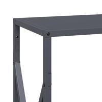 Brandhoutrek 34x25x70 cm koudgewalst staal antracietkleurig - thumbnail