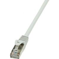 LogiLink CP1092S RJ45 Netwerkkabel, patchkabel CAT 5e F/UTP 10.00 m Grijs 1 stuk(s) - thumbnail