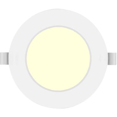 LED Downlight Pro Rond Inbouw 4W - Warm Wit 3000K - Mat Wit Kunststof - Ø98mm