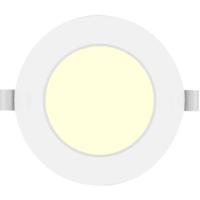 LED Downlight Pro Rond Inbouw 4W - Warm Wit 3000K - Mat Wit Kunststof - Ø98mm - thumbnail