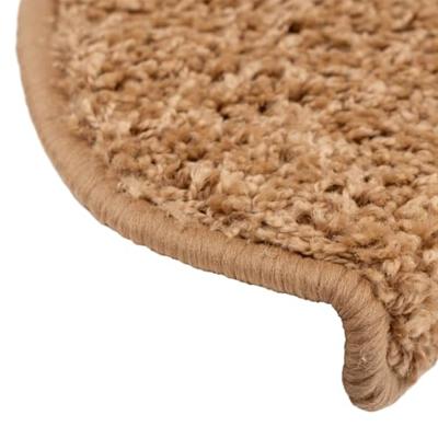 Trapmatten 15 st 65x21x4 cm Beige Halfrond Groot