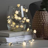 Konstsmide 3212-303 Lichtkettingsysteem Binnen werkt op batterijen Aantal lampen 25 LED Warmwit Verlichte lengte: 1.5 m - thumbnail