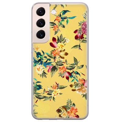 Samsung Galaxy S22 Plus siliconen hoesje - Floral days