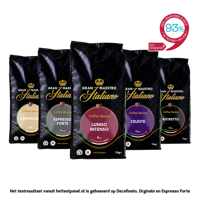 Koffiebonen proefpakket - Gran Maestro Italiano - Zuid Italië Krachtig & Intens - 5kg - OUD - thumbnail