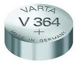 Varta Primary Silver Button V364 / SR 60 Single use batterij nikkel-Oxyhydroxide (NiOx) - Huishoudbatterijen (enkelvoudig gebruik batterij, nikkeloxide (NiOx), 1,55 V, 1 stuk (e), 20 mAh, 6,8 mm)