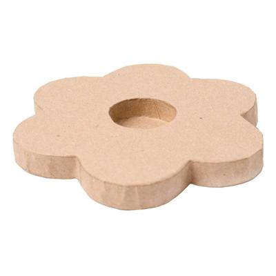 Colorations - papier-mache theelichthouders - bloem, 6st.