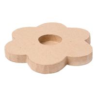 Colorations - papier-mache theelichthouders - bloem, 6st. - thumbnail