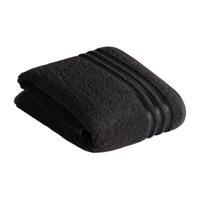 Vossen Vossen Douchelaken Cult de Luxe 7900 Zwart 67x140 - thumbnail