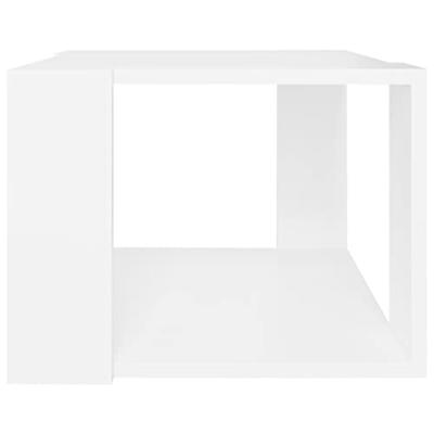 Salontafel 40x40x30 cm bewerkt hout wit