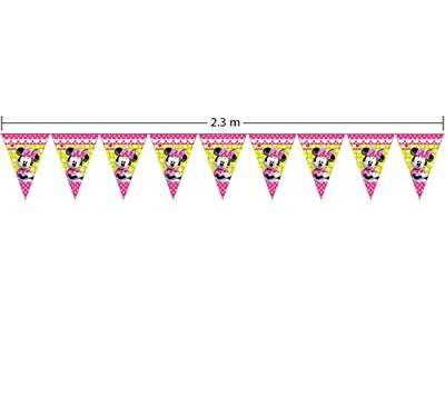 Vlaggenlijn Minnie Mouse Party - 2.3 Meter