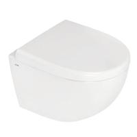 Hangtoilet Boss & Wessing Zero Compact 49.5 cm Diepspoel Boss & Wessing - thumbnail