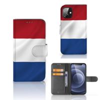 Apple iPhone 12 Mini | Bookstyle Case | Nederlandse Vlag - thumbnail