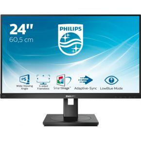 Philips 242S1AE LCD-monitor Energielabel E (A - G) 61 cm (24 inch) 1920 x 1080 Pixel 16:9 4 ms Hoofdtelefoonaansluiting, Audio-Line-in IPS LED