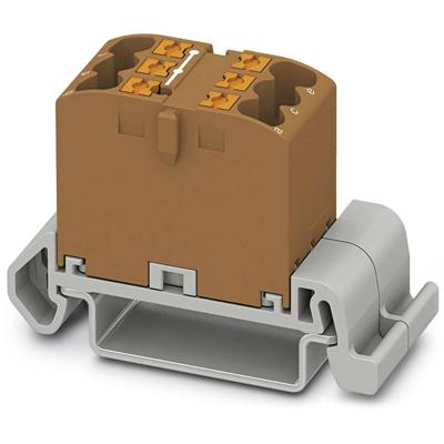Phoenix Contact 3273142 Verdeelblok 15.6 mm Spanveer Bruin 10 stuk(s) Phoenix Contact 3273142 Verdeelblok 15.6 mm Spanveer Bruin 10 stuk(s)