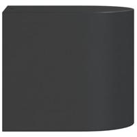 Buitenwandlamp gegoten aluminium zwart - thumbnail