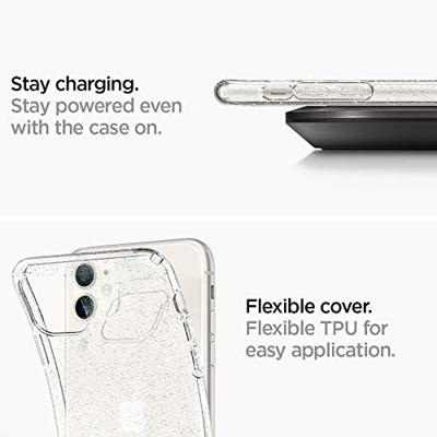 Spigen Liquid Crystal Glitter mobiele telefoon behuizingen Hoes Quartz metallic, Transparant Spigen Liquid Crystal Glitter mobiele telefoon behuizingen Hoes Quartz metallic, Transparant