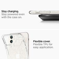 Spigen Liquid Crystal Glitter mobiele telefoon behuizingen Hoes Quartz metallic, Transparant - thumbnail