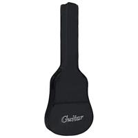 VidaXL Gitaartas voor 4/4 (39") klassieke gitaar 100x37 cm stof zwart - thumbnail