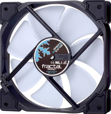 Fractal Design Venturi HP-12 PWM Computer behuizing Ventilator 12 cm Zwart Grijs, Wit Fractal Design Venturi HP-12 PWM Computer behuizing Ventilator 12 cm Zwart Grijs, Wit