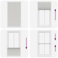 Plissgordijn 110x200 cm stofbreedte 109,4 cm polyester - thumbnail