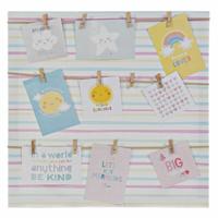 Fotolijstje DKD Home Decor Sunshine Multicolour Canvas Baby 50 x 2 x 50 cm - thumbnail
