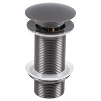 Differnz Differnz pop up large afvoerplug design voor fontein - gun metal - thumbnail