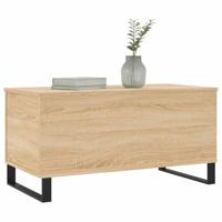 Salontafel 90x44,5x45 cm bewerkt hout sonoma eikenkleurig - thumbnail