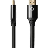 Oehlbach D1C92496 HDMI-kabel HDMI Aansluitkabel HDMI-A-stekker, HDMI-A-stekker 5.00 m Zwart 8K UHD, Vergulde steekcontacten - thumbnail