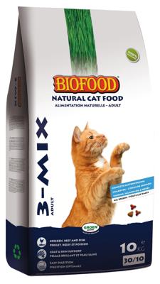 BF Petfood 3-Mix Adult kattenvoer 2 x 10 kg BF Petfood 3-Mix Adult kattenvoer 2 x 10 kg