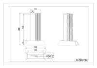 Trio Staande lampMariza antraciet 50cm - 547060142 - thumbnail